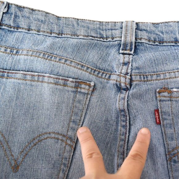 Levi’s 515 Bootcut Jeans Women’s 16M Mid Wash Blue Stretch Denim Classic Mid - Picture 10 of 11